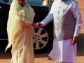 Shiekh Hasina to meet PM Modi; discuss defence, trade & river water sharing - Hindi News | Shiekh Hasina to meet PM Modi; discuss defence, trade & river water sharing | Latest politics News at Lokmattimes.com