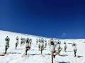 ITBP personnel perform yoga at 15,000 feet in snow-capped Himalayas - Hindi News | ITBP personnel perform yoga at 15,000 feet in snow-capped Himalayas | Latest national News at Lokmattimes.com