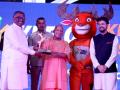 Logo, mascot, torch, anthem, jersey of Khelo India University Games 2022 Uttar Pradesh launched - Hindi News | Logo, mascot, torch, anthem, jersey of Khelo India University Games 2022 Uttar Pradesh launched | Latest other-sports News at Lokmattimes.com