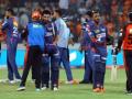 IPL 2023: Unruly section of Hyderabad crowd interrupts SRH-LSG match after umpiring error - Hindi News | IPL 2023: Unruly section of Hyderabad crowd interrupts SRH-LSG match after umpiring error | Latest cricket News at Lokmattimes.com