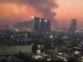 Fire erupts at NTPC Eco Park in Badarpur, blaze visible from Noida - Hindi News | Fire erupts at NTPC Eco Park in Badarpur, blaze visible from Noida | Latest national News at Lokmattimes.com