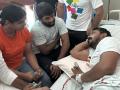 Wrestlers call on Bhim Army chief in hospital - Hindi News | Wrestlers call on Bhim Army chief in hospital | Latest politics News at Lokmattimes.com