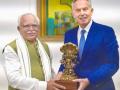 Blair, Haryana CM discuss strengthening health infrastructure - Hindi News | Blair, Haryana CM discuss strengthening health infrastructure | Latest politics News at Lokmattimes.com