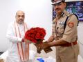 New Delhi Police Commissioner meets Shah - Hindi News | New Delhi Police Commissioner meets Shah | Latest national News at Lokmattimes.com