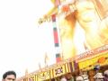 Bommai unveils 161 feet tall Anjaneya Statue in K'taka - Hindi News | Bommai unveils 161 feet tall Anjaneya Statue in K'taka | Latest politics News at Lokmattimes.com