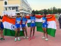 Asian U18 athletics: Girls team wins medley race; Bapi Hansda scripts history with silver in 400m - Hindi News | Asian U18 athletics: Girls team wins medley race; Bapi Hansda scripts history with silver in 400m | Latest other-sports News at Lokmattimes.com