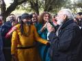 Rome: PM Modi gets rousing welcome from Indian diaspora at Piazza Gandhi - Hindi News | Rome: PM Modi gets rousing welcome from Indian diaspora at Piazza Gandhi | Latest international News at Lokmattimes.com