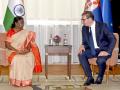 President Murmu holds talks with Serbian counterpart Vucic - Hindi News | President Murmu holds talks with Serbian counterpart Vucic | Latest national News at Lokmattimes.com