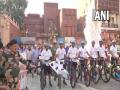 'Azadi ka Amrit Mahotsav': Paramilitary forces' to organise cycle rally for carrying legacy of freedom fighters - Hindi News | 'Azadi ka Amrit Mahotsav': Paramilitary forces' to organise cycle rally for carrying legacy of freedom fighters | Latest national News at Lokmattimes.com