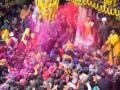 Holi spreads colours of joy in Braj mandal to dispel Covid gloom - Hindi News | Holi spreads colours of joy in Braj mandal to dispel Covid gloom | Latest national News at Lokmattimes.com