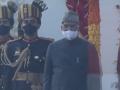 India celebrates R-Day, Prez unfurls flag at Rajpath - Hindi News | India celebrates R-Day, Prez unfurls flag at Rajpath | Latest politics News at Lokmattimes.com