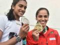 Thank you for putting Indian badminton on the world stage: Sindhu, Kohli applaud Saina's legendary career - Hindi News | Thank you for putting Indian badminton on the world stage: Sindhu, Kohli applaud Saina's legendary career | Latest other-sports News at Lokmattimes.com