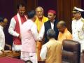 Yogi, Akhilesh welcome Mahana as Assembly Speaker - Hindi News | Yogi, Akhilesh welcome Mahana as Assembly Speaker | Latest politics News at Lokmattimes.com