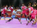 PKL 9: Deshwal, Ajith Kumar star in Jaipur Pink Panthers' massive win over Warriors - Hindi News | PKL 9: Deshwal, Ajith Kumar star in Jaipur Pink Panthers' massive win over Warriors | Latest other-sports News at Lokmattimes.com