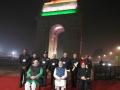 Shah thanks Modi for unveiling hologram statue of Netaji at India Gate - Hindi News | Shah thanks Modi for unveiling hologram statue of Netaji at India Gate | Latest politics News at Lokmattimes.com