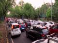 Traffic worsens after torrential rains hit Delhi - Hindi News | Traffic worsens after torrential rains hit Delhi | Latest national News at Lokmattimes.com