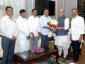 KTR meets Rajnath Singh, seeks transfer of defence lands in Hyderabad - Hindi News | KTR meets Rajnath Singh, seeks transfer of defence lands in Hyderabad | Latest politics News at Lokmattimes.com