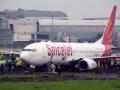 SpiceJet aircraft aborts take off at Patna airport - Hindi News | SpiceJet aircraft aborts take off at Patna airport | Latest national News at Lokmattimes.com