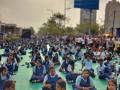 Yoga Day event in Surat sets Guinness World Record - Hindi News | Yoga Day event in Surat sets Guinness World Record | Latest politics News at Lokmattimes.com