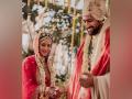 Vicky Kaushal, Katrina Kaif share official photos from dreamy wedding ceremony - Hindi News | Vicky Kaushal, Katrina Kaif share official photos from dreamy wedding ceremony | Latest entertainment News at Lokmattimes.com