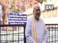 Amit Shah offers prayers at Kapileswara Temple in Tirupati - Hindi News | Amit Shah offers prayers at Kapileswara Temple in Tirupati | Latest national News at Lokmattimes.com