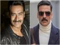 Ajay Devgn lauds buddy Akshay Kumar for 'Bell Bottom' - Hindi News | Ajay Devgn lauds buddy Akshay Kumar for 'Bell Bottom' | Latest entertainment News at Lokmattimes.com