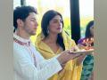 Priyanka Chopra performs Lakshmi Puja at LA home, fans hail her for keeping traditions alive - Hindi News | Priyanka Chopra performs Lakshmi Puja at LA home, fans hail her for keeping traditions alive | Latest entertainment News at Lokmattimes.com