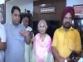 As Congress announces Charanjit Channi's name as Punjab CM, celebrations at residence in Kharar - Hindi News | As Congress announces Charanjit Channi's name as Punjab CM, celebrations at residence in Kharar | Latest national News at Lokmattimes.com