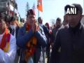 U'khand polls: Pushkar Singh Dhami holds door-to-door campaign, demands Centre for trains from Tanakpur to Ayodhya - Hindi News | U'khand polls: Pushkar Singh Dhami holds door-to-door campaign, demands Centre for trains from Tanakpur to Ayodhya | Latest national News at Lokmattimes.com