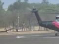 Barricades collapse as Union Minister's chopper lands in K'taka - Hindi News | Barricades collapse as Union Minister's chopper lands in K'taka | Latest politics News at Lokmattimes.com