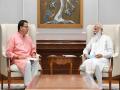 Uttarakhand CM meets PM Modi, requests to set up AIIMS in Kumaon region - Hindi News | Uttarakhand CM meets PM Modi, requests to set up AIIMS in Kumaon region | Latest national News at Lokmattimes.com