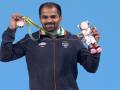 CWG 2022: Weightlifter Gururaja Poojary wins India's 2nd medal, clinches bronze in 61kg - Hindi News | CWG 2022: Weightlifter Gururaja Poojary wins India's 2nd medal, clinches bronze in 61kg | Latest other-sports News at Lokmattimes.com
