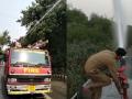 Amid rising pollution, Delhi Fire Service starts sprinkling water at 13 hotspots - Hindi News | Amid rising pollution, Delhi Fire Service starts sprinkling water at 13 hotspots | Latest politics News at Lokmattimes.com