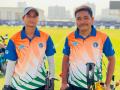 World Archery Para C'ships: Compound mixed team of Swami-Baliyan make history, enter into finals - Hindi News | World Archery Para C'ships: Compound mixed team of Swami-Baliyan make history, enter into finals | Latest other-sports News at Lokmattimes.com