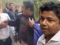 Trinamool worker slaps man for approaching minister with complaints - Hindi News | Trinamool worker slaps man for approaching minister with complaints | Latest politics News at Lokmattimes.com
