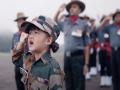 5-year-old Mizoram girl singing National Anthem in army uniform with soldiers a hit on social media - Hindi News | 5-year-old Mizoram girl singing National Anthem in army uniform with soldiers a hit on social media | Latest entertainment News at Lokmattimes.com
