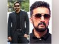 Ajay Devgn, Kichcha Sudeepa engage in war of words following latter's comment on Hindi language - Hindi News | Ajay Devgn, Kichcha Sudeepa engage in war of words following latter's comment on Hindi language | Latest entertainment News at Lokmattimes.com