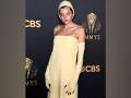 Emmys 2021: Emma Corrin sports long, black nails with yellow dress for red carpet - Hindi News | Emmys 2021: Emma Corrin sports long, black nails with yellow dress for red carpet | Latest lifestyle News at Lokmattimes.com