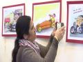 Cartoonists from 39 countries exhibit works themed on road safety in Jammu - Hindi News | Cartoonists from 39 countries exhibit works themed on road safety in Jammu | Latest national News at Lokmattimes.com