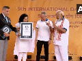 UN: Yoga event led by PM Modi enters Guinness Book - Hindi News | UN: Yoga event led by PM Modi enters Guinness Book | Latest international News at Lokmattimes.com