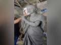 Three committees collaborate to create Durga idol resembling Mamata Banerjee in Kolkata - Hindi News | Three committees collaborate to create Durga idol resembling Mamata Banerjee in Kolkata | Latest national News at Lokmattimes.com