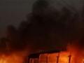 9 buses gutted in fire in Andhra town - Hindi News | 9 buses gutted in fire in Andhra town | Latest national News at Lokmattimes.com