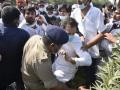 Rahul Gandhi pushed on ground, detained en route Hathras - Hindi News | Rahul Gandhi pushed on ground, detained en route Hathras | Latest politics News at Lokmattimes.com