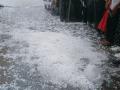 Hailstorm in parts of Hyderabad - Hindi News | Hailstorm in parts of Hyderabad | Latest national News at Lokmattimes.com