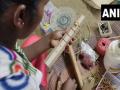 Tribal women make rakhis using bamboo in Gujarat's Dang ahead of Rakshabandhan - Hindi News | Tribal women make rakhis using bamboo in Gujarat's Dang ahead of Rakshabandhan | Latest national News at Lokmattimes.com