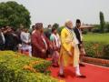 Nepal, India sign 6 MoUs during Modi's Lumbini visit - Hindi News | Nepal, India sign 6 MoUs during Modi's Lumbini visit | Latest politics News at Lokmattimes.com