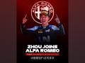 Guanyu Zhou joins Alfa Romeo, becomes first full-time F1 driver from China - Hindi News | Guanyu Zhou joins Alfa Romeo, becomes first full-time F1 driver from China | Latest other-sports News at Lokmattimes.com