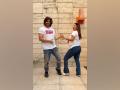 Debina Bonnerjee, Gurmeet Choudhary celebrate wedding anniversary by grooving to 'Kacha Badam' dance trend - Hindi News | Debina Bonnerjee, Gurmeet Choudhary celebrate wedding anniversary by grooving to 'Kacha Badam' dance trend | Latest maharashtra News at Lokmattimes.com