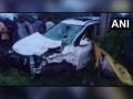 6 dead after car rams into auto rickshaw, motorbike in Gujarat's Anand, accused arrested - Hindi News | 6 dead after car rams into auto rickshaw, motorbike in Gujarat's Anand, accused arrested | Latest national News at Lokmattimes.com