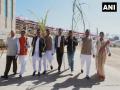 Cong protests at U'khand Assembly holding sugarcanes - Hindi News | Cong protests at U'khand Assembly holding sugarcanes | Latest national News at Lokmattimes.com